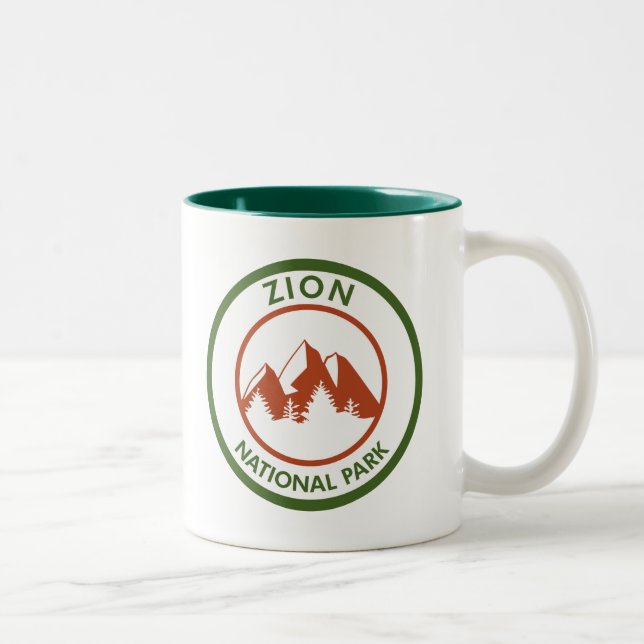 Zion National Park Two-Tone Coffee Mug (Right)