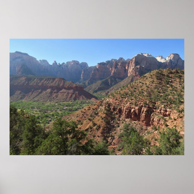 Zion National Park USA Poster (Front)