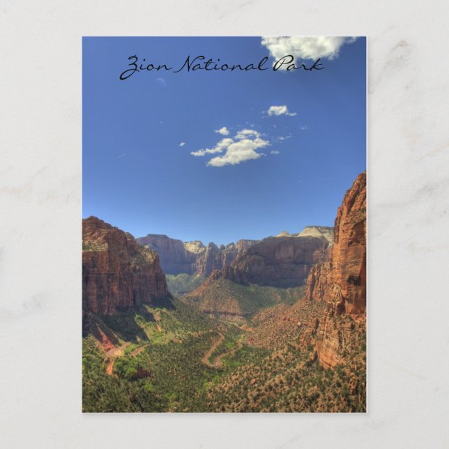 Zion National Park, UT  Postcard (Front)