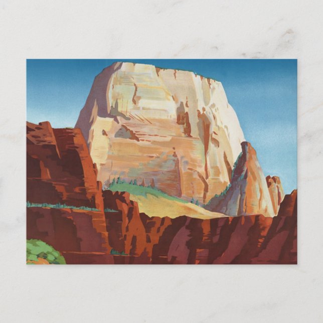 Zion National Park,Utah America Travel Postcard (Front)