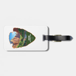 Zion National Park Utah Arrowhead Luggage Tag