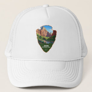 Zion National Park Utah Arrowhead Trucker Hat