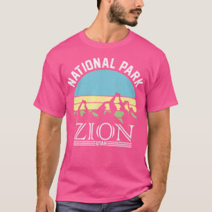 Zion National Park Utah Camping Hiking Retro Gift T-Shirt
