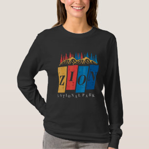 Zion National Park Utah Canyon Souvenir Hiking Cam T-Shirt