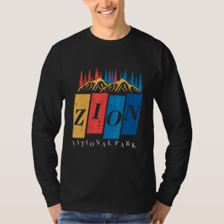 Zion National Park Utah Canyon Souvenir Hiking Cam T-Shirt