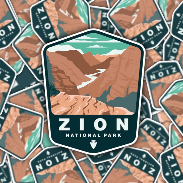 Zion National Park Utah | Die-Cut Sticker (Creator Uploaded)