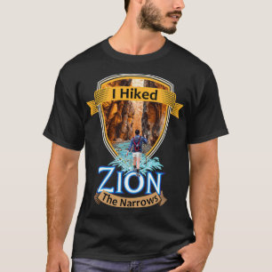 Zion National Park Utah I Hiked The Narrows Retro T-Shirt