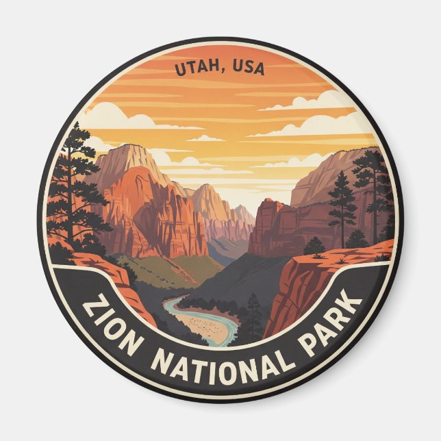 Zion National Park Utah Magnet (Front)