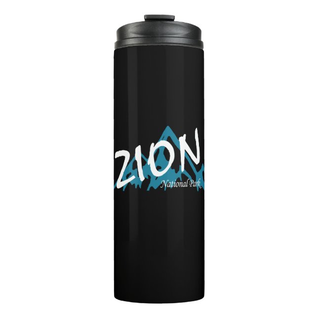 Zion National Park Utah Mountains Thermal Tumbler (Front)