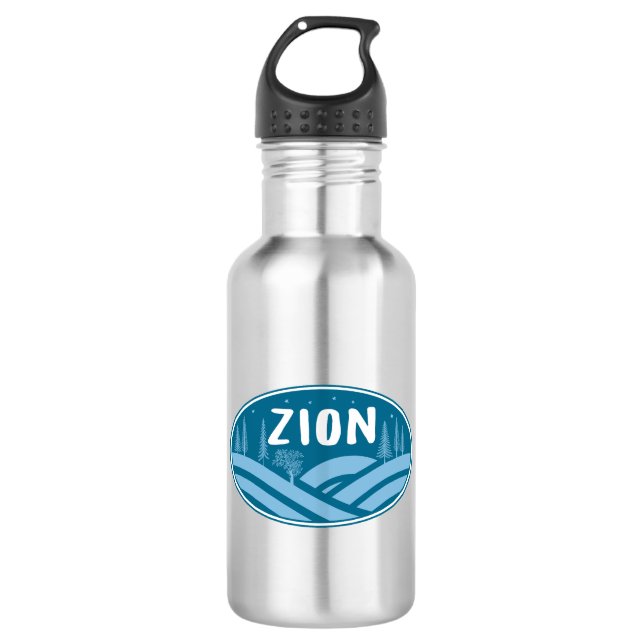 Zion National Park Utah Outdoors 532 Ml Water Bottle (Front)