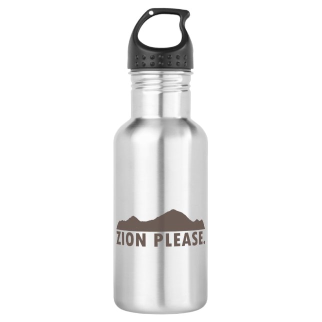 Zion National Park Utah Please 532 Ml Water Bottle (Front)