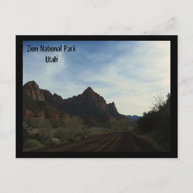 Zion National Park, Utah Postcard (Front)