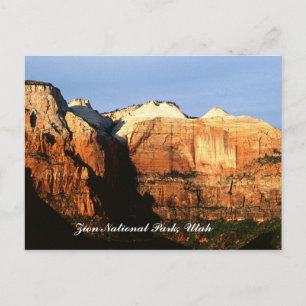 Zion National Park, Utah Postcard