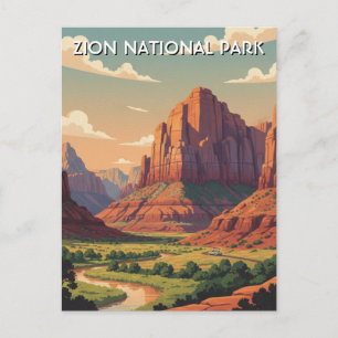 Zion National Park Utah Postcard