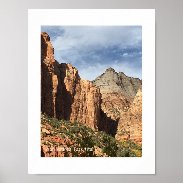 Zion National Park, Utah Poster (Front)