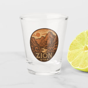 Zion National Park Utah Shot Glass