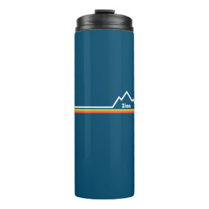 Zion National Park Utah Stripe Thermal Tumbler