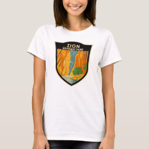 Zion National Park Utah The Narrows Vintage T-Shir T-Shirt