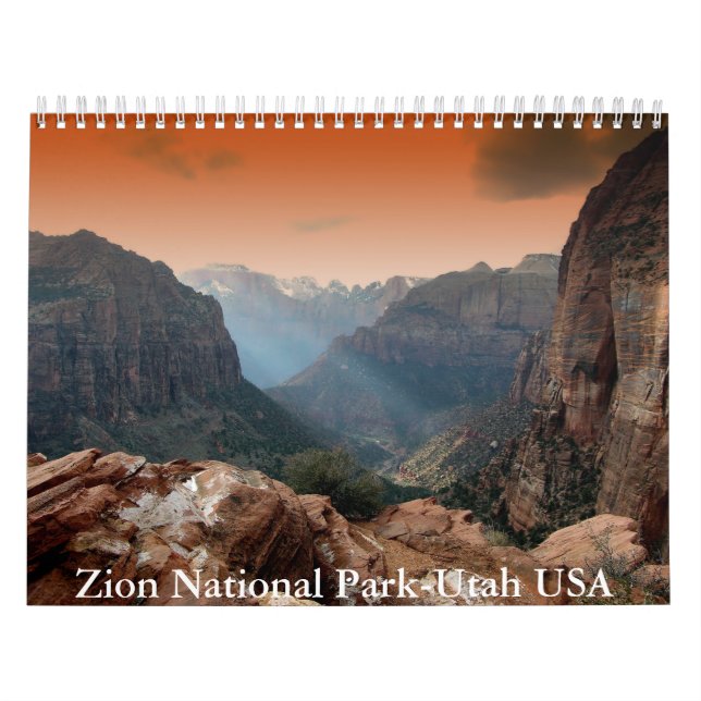 Zion National Park-Utah USA Calendar (Cover)