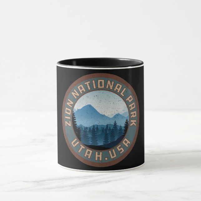 Zion National Park Utah USA Nature Mountain Hiking Mug (Center)