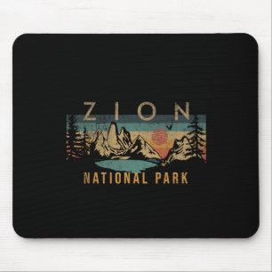 Zion National Park Utah Usa Outdoor Vintage Mouse Mat