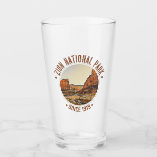 Zion National Park Utah USA Outdoors Distressed Glass