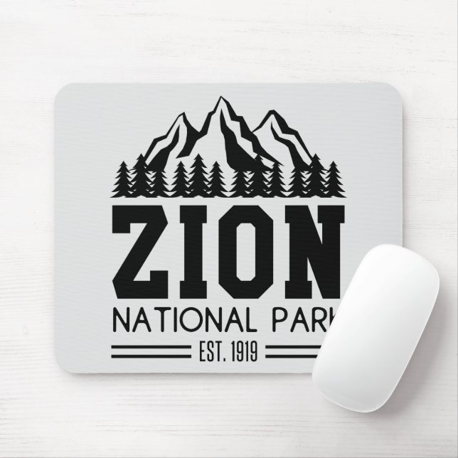 Zion National Park Utah USA Outdoors Hiking Mouse Mat (With Mouse)