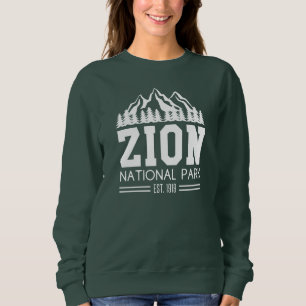 Zion National Park Utah USA Outdoors Hiking Sweatshirt