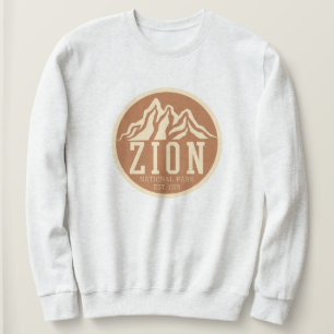 Zion National Park Utah USA Outdoors Retro Sweatshirt