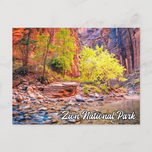 Zion National Park, Utah, USA Postcard (Front)