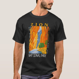 Zion National Park Utah Vintage The Narrows Vintag T-Shirt