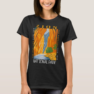 Zion National Park Utah Vintage The Narrows Vintag T-Shirt