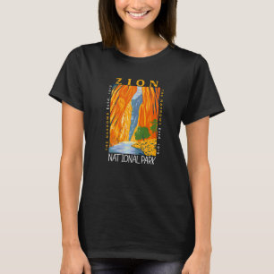 Zion National Park Utah Vintage The Narrows Vintag T-Shirt