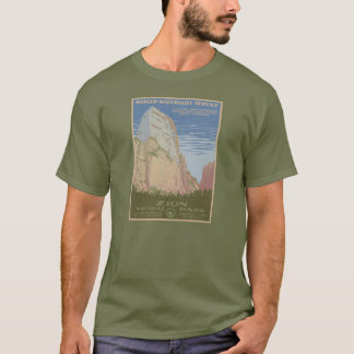 Zion National Park Vintage Poster Shirt