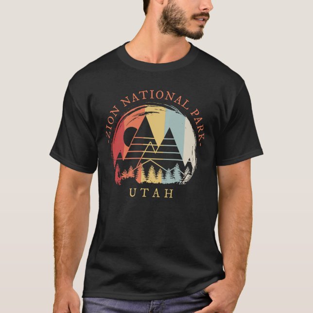 Zion National Park Vintage T-Shirt (Front)