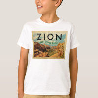 Zion National Park Vintage Travel