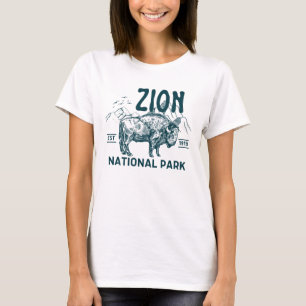 Zion National Park/Vintage Utah/Camping Nature T-Shirt
