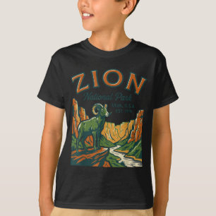 Zion National Park Wilderness Hiking Camping T-Shirt