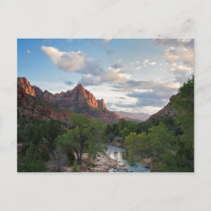 Zion NP - The Watchman at Zion postcard