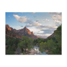 Zion NP - The Watchman at Zion postcard
