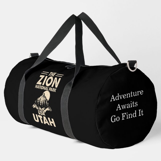 Zion Park Wonders Duffle Bag (Left Corner)
