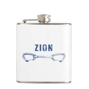 Zion Rock Climbing Quickdraw Hip Flask