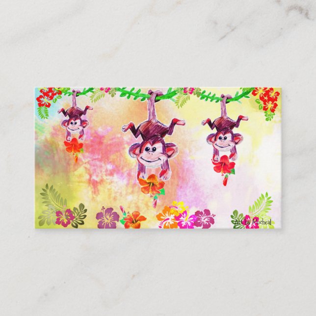 Zion The Monkey Business Cards (Front)