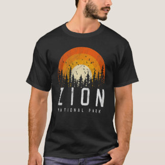 Zion US National Park Retro Style Vintage 70s 80s T-Shirt