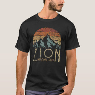 Zion Utah Beehive State National Parks Mighty 5 Re T-Shirt