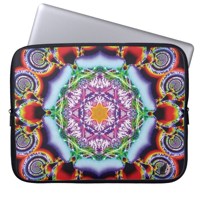 Zionesque Kaleidoscope Laptop Sleeve (Front)