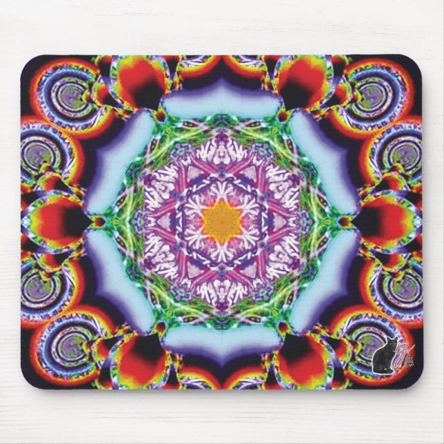 Zionesque Kaleidoscope Mouse Pad (Front)