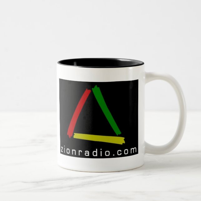 zionradio.com Two-Tone coffee mug (Right)