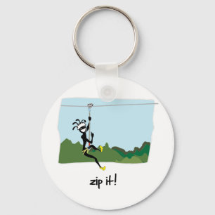 "Zip It!" Key Ring