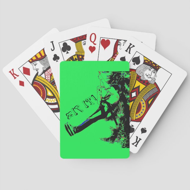  Zip IT! - Zipline Rider Playing Cards (Back)